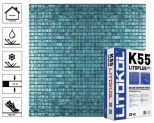 Клей белый для мозаики и плитки Litokol LITOPLUS K55. РФ. 25 кг.