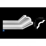 Плинтус потолочный NMC A. 110х110мм. Длина 2м. РФ.