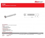 Гибкое соединение 5/4×32/40 Alcaplast A760. Чехия.