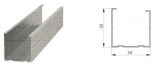 Профиль Албес HARD для гипсокартона ПС (CW) 50х50. Длина 3м. Толщина 0,6 мм. РФ.