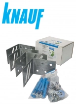 Комплект уголков Knauf для крепления UA-профилей 100 мм. В упаковке 4 шт. РФ.