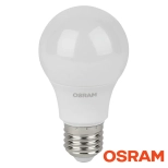 Светодиодная лампа OSRAM 12Вт Е27 3000К. Теплый белый свет. РФ.