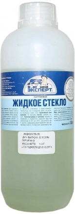Жидкое стекло Эксперт. 1,3 кг. РФ.