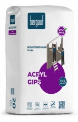 Шпатлевка Bergauf Acryl Gips. Старт-финиш. 20 кг. РБ.