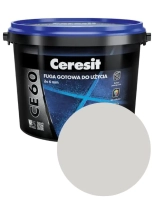 Фуга Ceresit CE 60 готовая к применению. Серебряно-серая (04). 2 кг. Польша.
