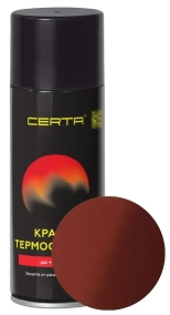 Эмаль аэрозольная термостойкая Certa Premium. Красно-коричневый. RAL 8012. 520 мл. РФ.