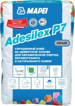 Клей для плитки и камня Mapei Adesilex P7 Grey. РФ. 25 кг.