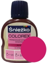 Колер Sniezka Colorex №32. Бордовый. 100 мл. Польша.