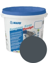 Эпоксидная фуга Mapei KERAPOXY Easy DESIGN 114 (антрацит). 3 кг. Италия.