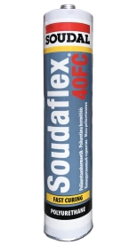 Клей-герметик полиуретановый Soudal Soudaflex 40FC белый. 300мл. Бельгия.