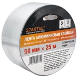 Лента алюминиевая клейкая STARTUL PROFI 50мм х 25м. ST9037-50-25. Китай.