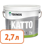 Краска Teknos Teknospro Katto. 2,7 л. Финляндия.