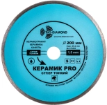 Круг алмазный отрезной Trio-diamond Керамик PRO 200 х 25,4 мм. Китай.