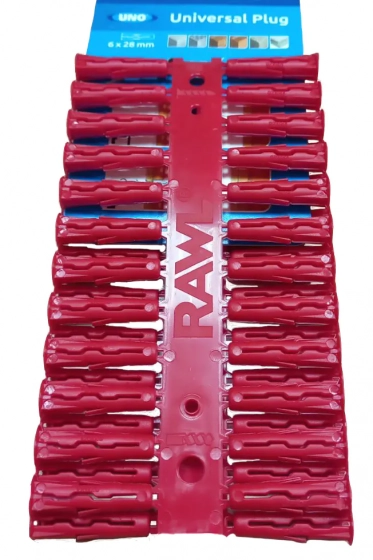 Дюбель универсальный UNO 6*28 RAWLPLUG. 48 шт. Польша.