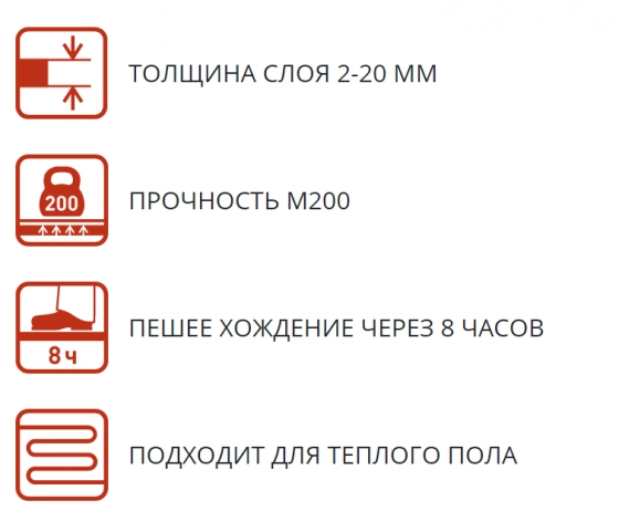 Самонивелир цементный тонкослойный ilmax 6700. РБ. 25 кг.