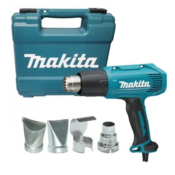 Фен строительный (термовоздуходувка) Makita HG5030K в кейсе.