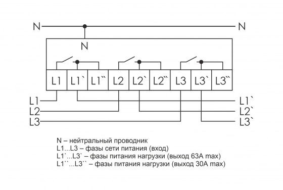 Реле контроля напряжения "F&F" CP-723. РБ.