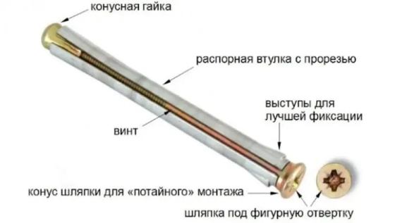 Анкер рамный 10х182. Цена за штуку. РФ.