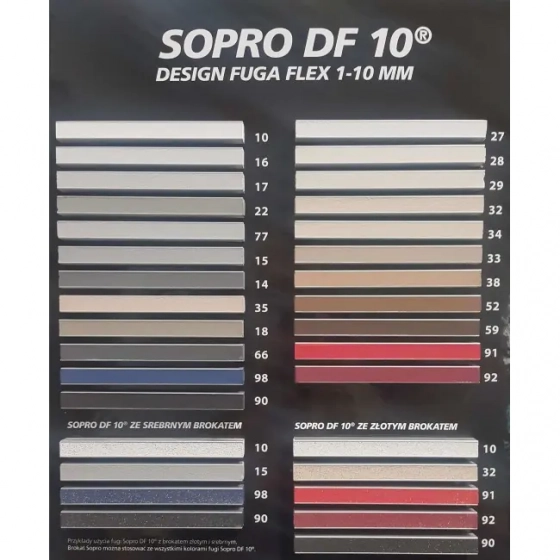 Фуга Sopro DF 10 №1061(90). Чёрная. 5 кг. Польша.