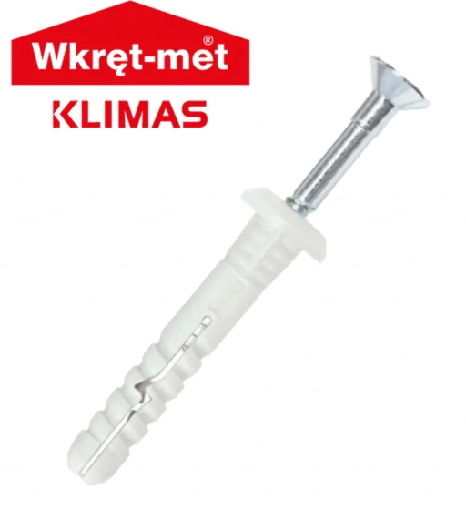 Дюбель Klimas SMNK 6*80 нейлон. Нахлест. Пачка 100 шт. Польша.