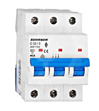 Автоматический выключатель SCHRACK AM 6kA 3P 32А тип С. Австрия.