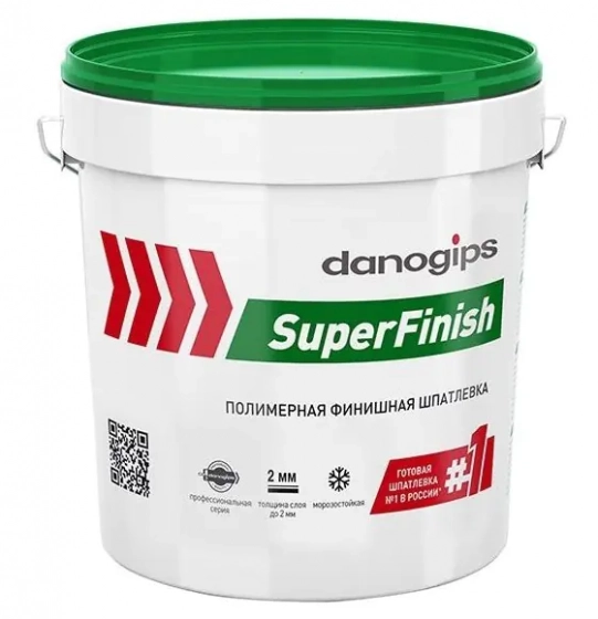 Финишная шпатлевка Danogips SuperFinish. 18,1 кг. РБ.