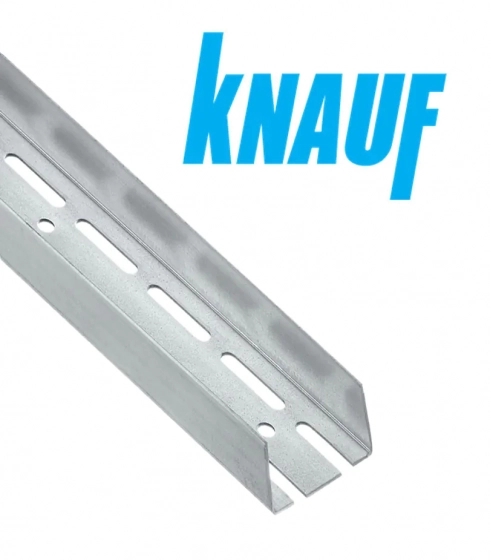 Профиль для ГКЛ Knauf UA 50x40, усиленный. Длина 3 м. Толщина 2 мм. РФ.