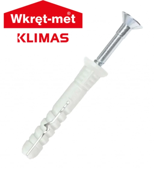 Дюбель-гвоздь Klimas SMN 6*80 нейлон. Потай. 100 шт. Польша.