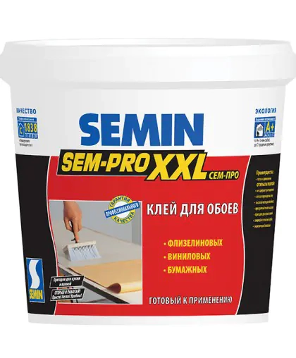 Клей для обоев SEMIN SEM-PRO XXL. 10 кг. РФ.