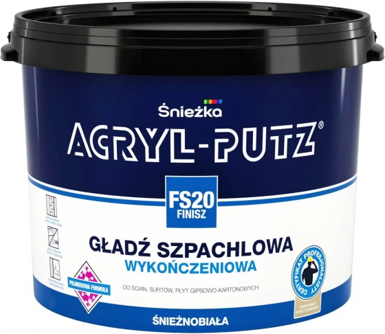 Шпатлёвка Acryl-Putz Sniezka финишная. 8 кг. Польша.