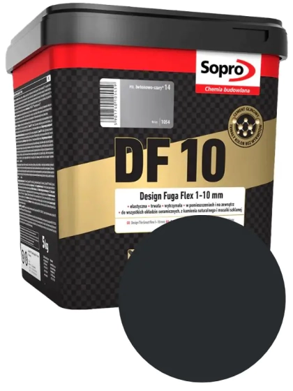 Фуга Sopro DF 10 №1061(90). Чёрная. 5 кг. Польша.