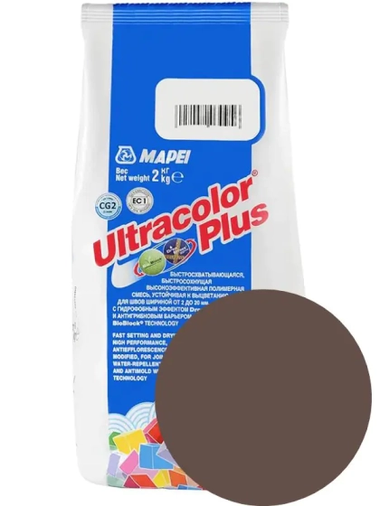 Фуга Mapei ULTRACOLOR PLUS №144 (шоколад). 2 кг. РФ.
