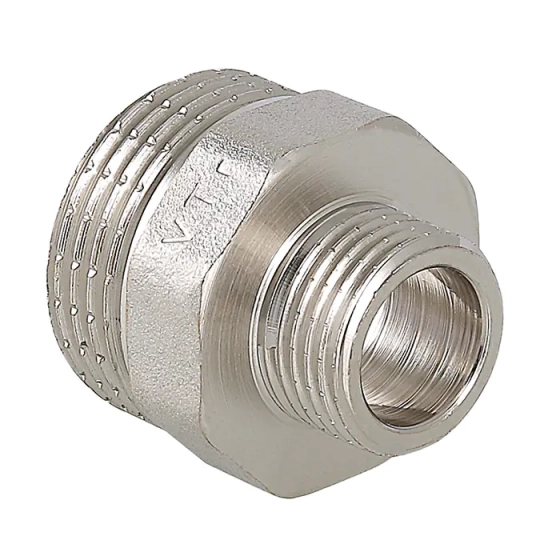 Ниппель переходной Valtec 1"х1/2" нар.-нар. РФ.