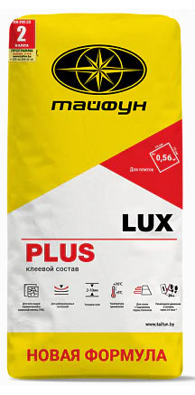Клей для плитки усиленной фиксации Lux Plus. РБ. 25 кг.