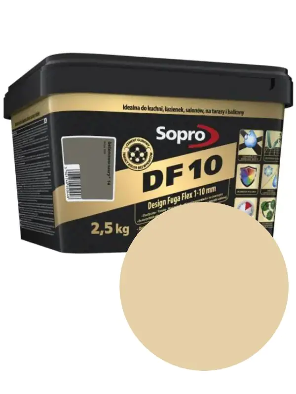 Фуга Sopro DF 10 №1057(32). Бежевая. 2,5 кг. Польша.