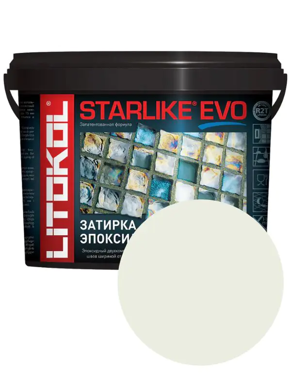 Эпоксидная фуга Litokol Starlike EVO S.200 Avorio. 1 кг. РФ.