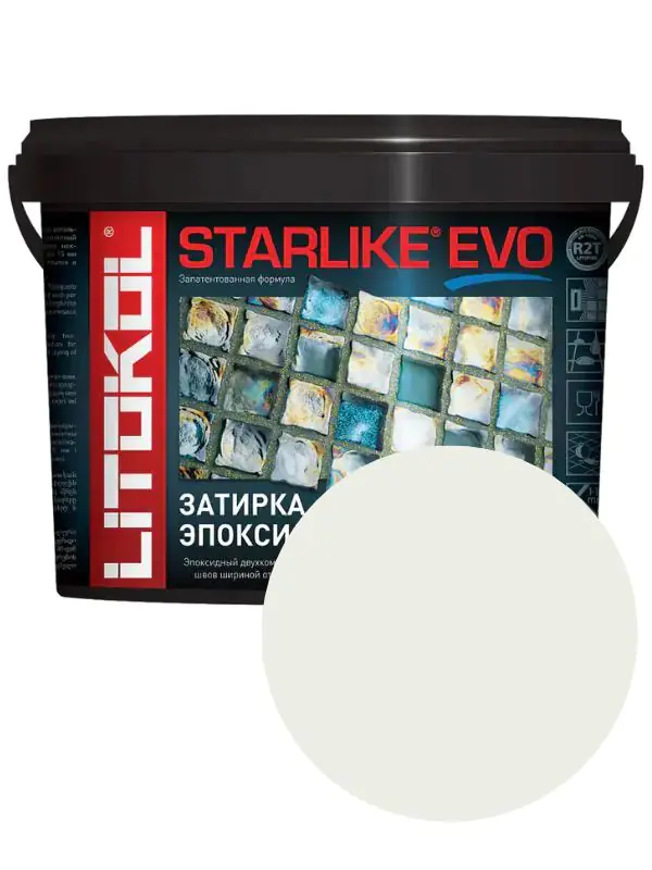 Эпоксидная фуга Litokol Starlike EVO S.202 Naturale. 1 кг. РФ.