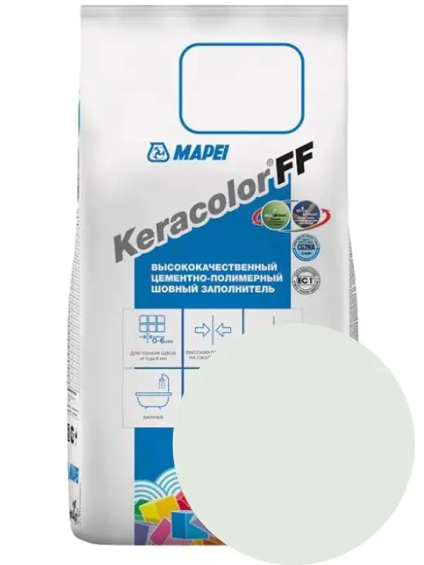 Фуга Mapei KERACOLOR FF №103 (белая луна). 2кг. РФ.