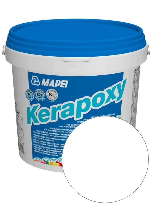 Эпоксидная фуга Mapei KERAPOXY 100 (белый). 2кг. Италия.