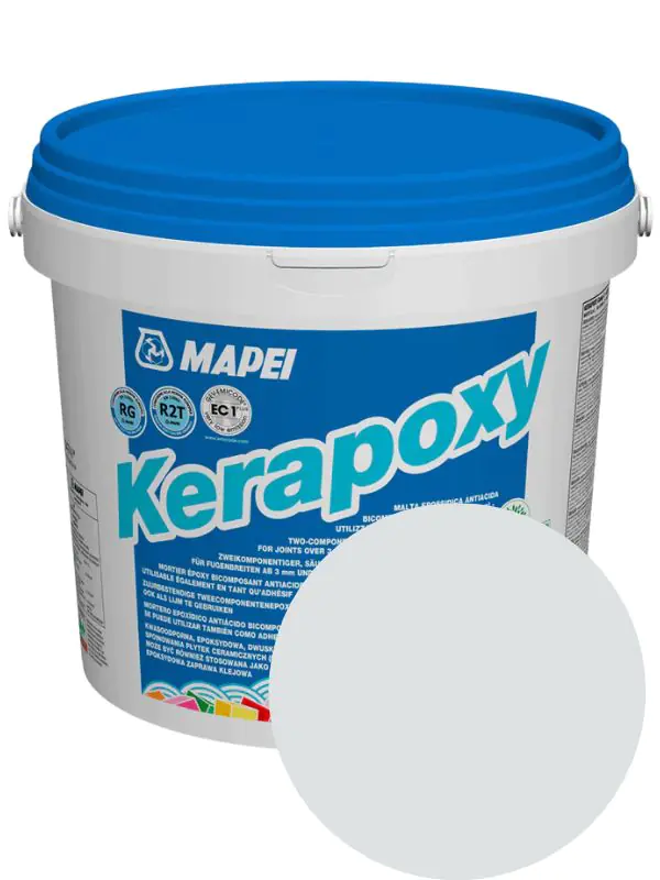 Эпоксидная фуга Mapei KERAPOXY 111 (светло-серый). 2 кг. Италия.