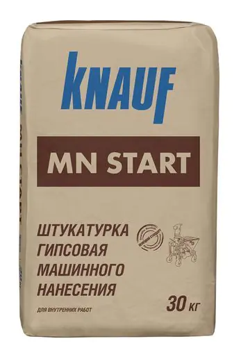 Гипсовая штукатурка машинного нанесения KNAUF МН Старт. 30 кг. РБ.