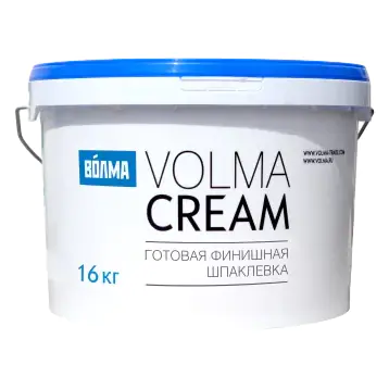Шпатлевка финишная ВОЛМА-Крем (VOLMA-Cream). 16 кг. РФ.